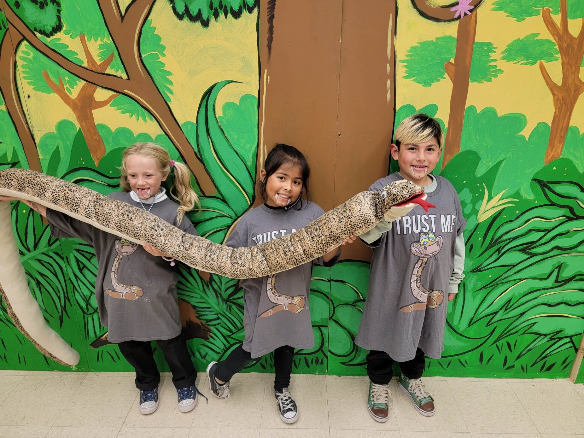 Group of A.C.T. Students in Snake Costume